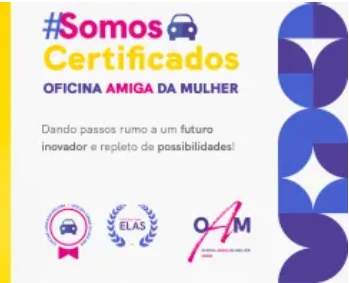 Selo Oficina Amiga da Mulher